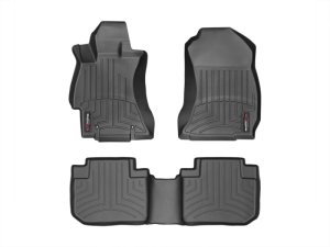 Subaru Forester Floor Mats - Front - WeatherTech - DigitalFit - Black - `14-`27