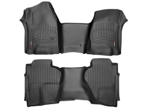 Chevrolet Silverado Floor Mats - Rear - WeatherTech - FloorLiner DigitalFit - Black - `14-`27