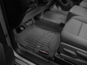 Chevrolet Silverado FloorLiner - Front - WeatherTech - DigitalFit - Black - `14-`27 Chevrolet Silverado FloorLiner - Front - WeatherTech - DigitalFit - Black - `14-`27