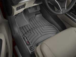 Acura MDX FloorLiner - Front - WeatherTech - DigitalFit - Black - `14-`27