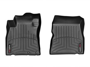 Nissan Versa FloorLiner - Front - WeatherTech - DigitalFit - Black - `12-`27