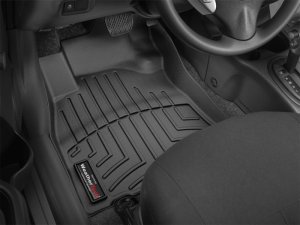 Nissan Versa FloorLiner - Front - WeatherTech - DigitalFit - Black - `12-`27