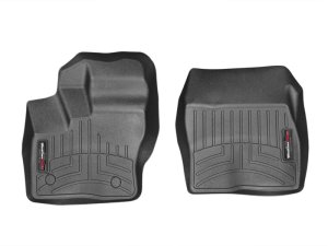 Ford Transit Connect Floor Mats - Front - WeatherTech - FloorLiner™ DigitalFit® - Black - `14-`27