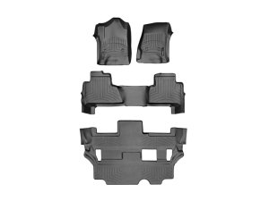 Cadillac Escalade Floor Mat Set - Front - WeatherTech - DigitalFit - Black - `15-`27