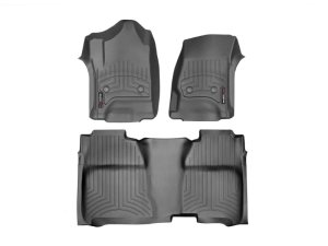 Chevrolet Silverado FloorLiner - Rear - WeatherTech - DigitalFit - Black - `14-`27