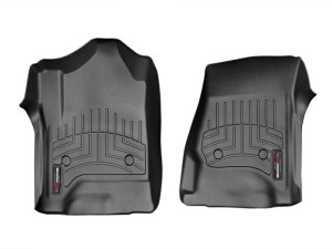 GMC Sierra FloorLiner - Front - WeatherTech - DigitalFit - Black - `14-`27