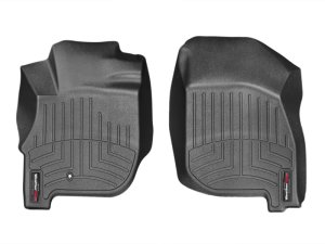 Mitsubishi Galant FloorLiner - Front - WeatherTech - DigitalFit - Black - `09-`12