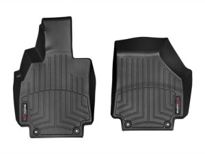 Audi A8 FloorLiner - Front - WeatherTech - DigitalFit - Black - `08-`15