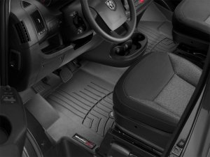 Ram ProMaster FloorLiner - Front - WeatherTech - DigitalFit - Black - `14-`27