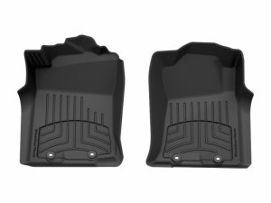 Toyota Tacoma Floor Mat Set - Front - WeatherTech - FloorLiner HP - Black - `12-`15