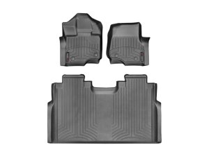Ford F-150 Floor Mat Set - Front - WeatherTech - DigitalFit - Black - `15-`27