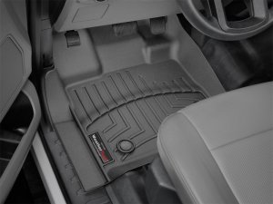 Ford F-150 FloorLiner - Front - WeatherTech - DigitalFit - Black - `15-`27