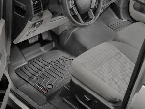 Ford F-150 FloorLiner - Front - WeatherTech - DigitalFit - Black - `15-`27