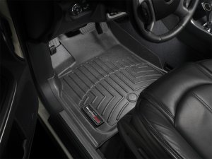 GMC Acadia Front FloorLiner - WeatherTech - DigitalFit - Black - `07-`08