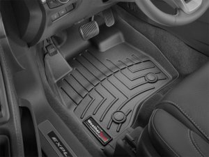 Ford Explorer FloorLiner - Front - WeatherTech - DigitalFit - Black - 2015 Ford Explorer FloorLiner - Front - WeatherTech - DigitalFit - Black - 2015