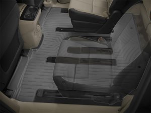 Kia Sedona FloorLiner - Rear - WeatherTech - DigitalFit - Black - `15-`27