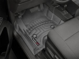 Chevrolet Silverado 1500 FloorLiner - Front - WeatherTech - DigitalFit - Black - `14-`27