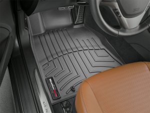 Hyundai Genesis Coupe FloorLiner - Front - WeatherTech - DigitalFit - Black - `13-`27 Hyundai Genesis Coupe FloorLiner - Front - WeatherTech - DigitalFit - Black - `13-`27