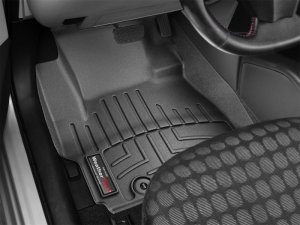 Scion iQ FloorLiner - Front - WeatherTech - DigitalFit - Black - `12-`14