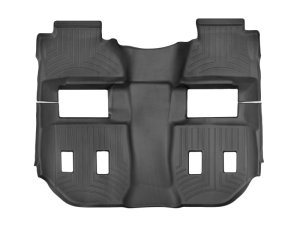 Cadillac Escalade ESV Floor Liner - Rear + Third Row - WeatherTech - DigitalFit, 1-Piece, 2nd Row Bucket Seats - Black - `15-`27