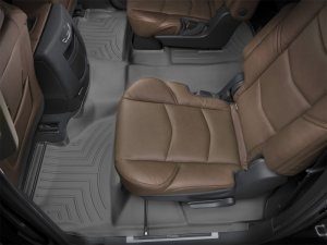 Cadillac Escalade ESV Floor Liner - Rear + Third Row - WeatherTech - DigitalFit, 1-Piece, 2nd Row Bucket Seats - Black - `15-`27