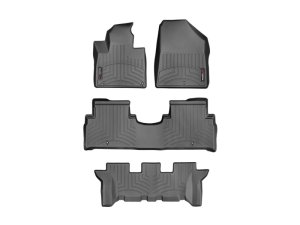 Kia Sorento FloorLiner - Front - WeatherTech - DigitalFit - Black - `16-`27