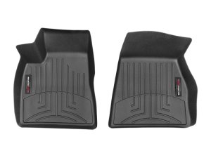 Tesla Model S FloorLiner - Front - WeatherTech - DigitalFit - Black - `15-`27
