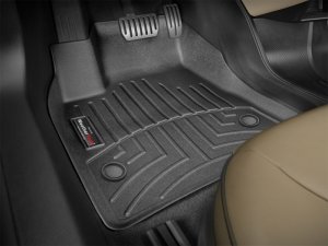 Tesla Model S FloorLiner - Front - WeatherTech - DigitalFit - Black - `15-`27