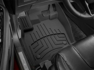 Ford Edge Floor Mats - Front - WeatherTech - FloorLiner HP - Black - `15-`27