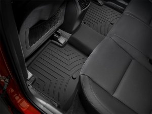 Kia Sportage Floor Mat Set - Rear - WeatherTech - FloorLiner HP - Black - `17-`27