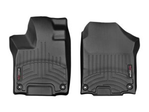 Honda Pilot FloorLiner - Front - WeatherTech - DigitalFit - Black - `16-`27