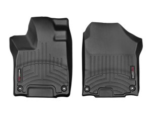 Honda Pilot FloorLiner - Front - WeatherTech - DigitalFit - Black - `16-`27