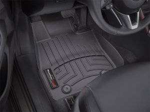 Mazda CX-3 FloorLiner - Front - WeatherTech - DigitalFit - Black - `16-`27