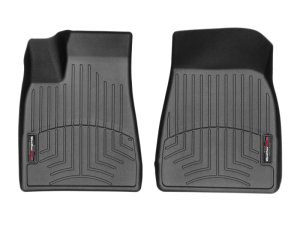 Tesla Model X FloorLiner - Front - WeatherTech - DigitalFit - Black - `16-`27