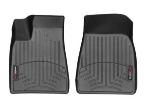 Tesla Model X FloorLiner - Front - WeatherTech - DigitalFit - Black - `16-`27