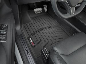 Tesla Model X FloorLiner - Front - WeatherTech - DigitalFit - Black - `16-`27