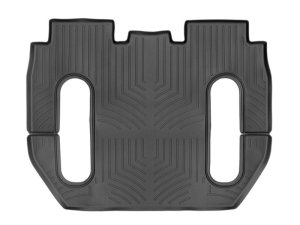 Tesla Model X Floor Mats - Rear - WeatherTech - FloorLiner DigitalFit - Black - `16-`27