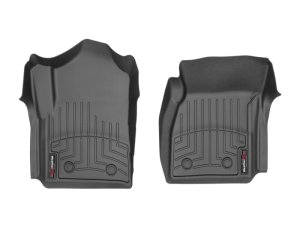 Chevrolet Silverado 1500 Floor Liner - Front - WeatherTech - FloorLiner DigitalFit - Black - `14-`27