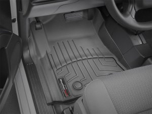 GMC Sierra Floor Liner - Front - WeatherTech - FloorLiner DigitalFit - Black - `14-`27
