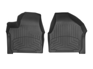 Chrysler Pacifica Floor Mat Set - Front - WeatherTech - FloorLiner HP - Black - `17-`27