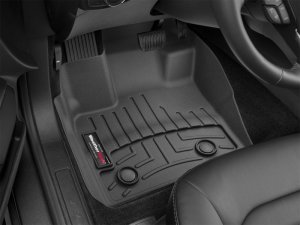 Ford Fusion FloorLiner - Front - WeatherTech - DigitalFit - Black - `17-`27