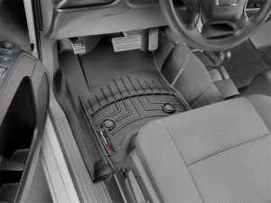 Chevrolet Silverado 1500 FloorLiner - Front - WeatherTech - DigitalFit - Black - `14-`27