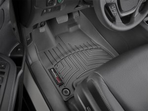 Honda Ridgeline FloorLiner - Front - WeatherTech - DigitalFit - Black - `17-`27