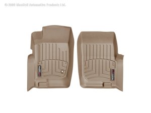 Ford Explorer FloorLiner - Front - WeatherTech - DigitalFit - Tan - `02-`05