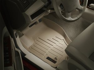 Jeep Grand Cherokee FloorLiner - Front - WeatherTech - DigitalFit - Tan - `05-`10