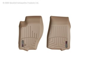 Jeep Grand Cherokee FloorLiner - Front - WeatherTech - DigitalFit - Tan - `05-`10 Jeep Grand Cherokee FloorLiner - Front - WeatherTech - DigitalFit - Tan - `05-`10