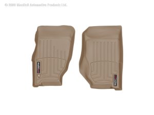 Jeep Liberty FloorLiner - Front - WeatherTech - DigitalFit - Tan - `02-`07 Jeep Liberty FloorLiner - Front - WeatherTech - DigitalFit - Tan - `02-`07