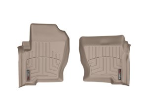 Land Rover LR3 Floor Liners - Front - WeatherTech - DigitalFit - Tan - `05-`09
