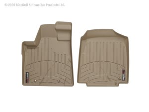 Honda Pilot FloorLiner - Front - WeatherTech - DigitalFit - Tan - `06-`08