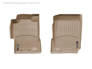 Honda Accord FloorLiner - Front - WeatherTech - DigitalFit - Tan - `05-`07